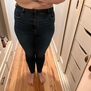 American Eagle Curvy Super High Rose Jegging 16R